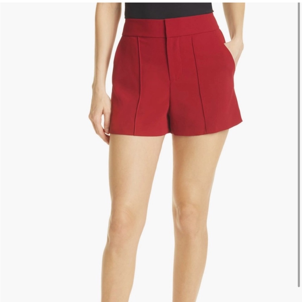 NWT Alice + Olivia Red Shorts